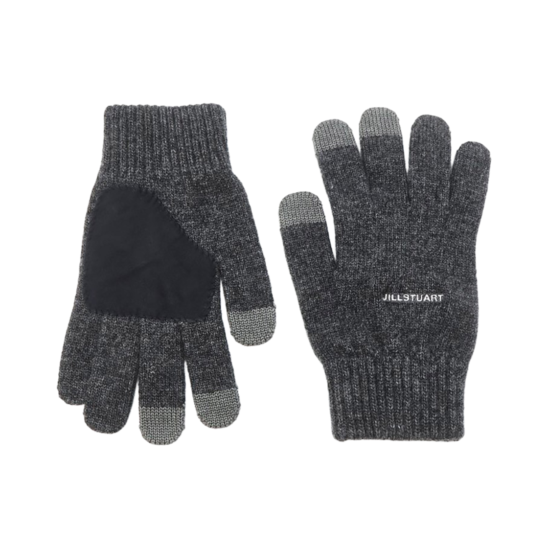 질스튜어트 액세사리 남성 그레이 로고자수 울캐시미어혼방 스마트터치 남자장갑 JUGV5F702G3 다크 그레이(Jillstuart Men's Acc Gray Logo Embroidered Wool Cashmere Blend Smart Touch Gloves Jugv5F702G3 Dark Grey) - 1
