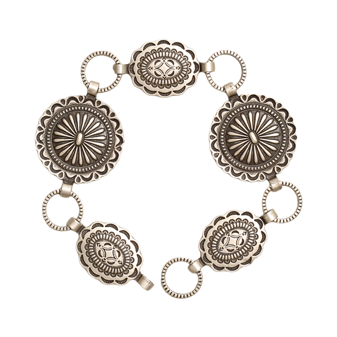 토우토우아카이브 야니 콘초 링크 팔찌  실버 버니시(TOWTOW.ARCHIVE Yani Concho Link Bracelet Silver Burnish) - 1