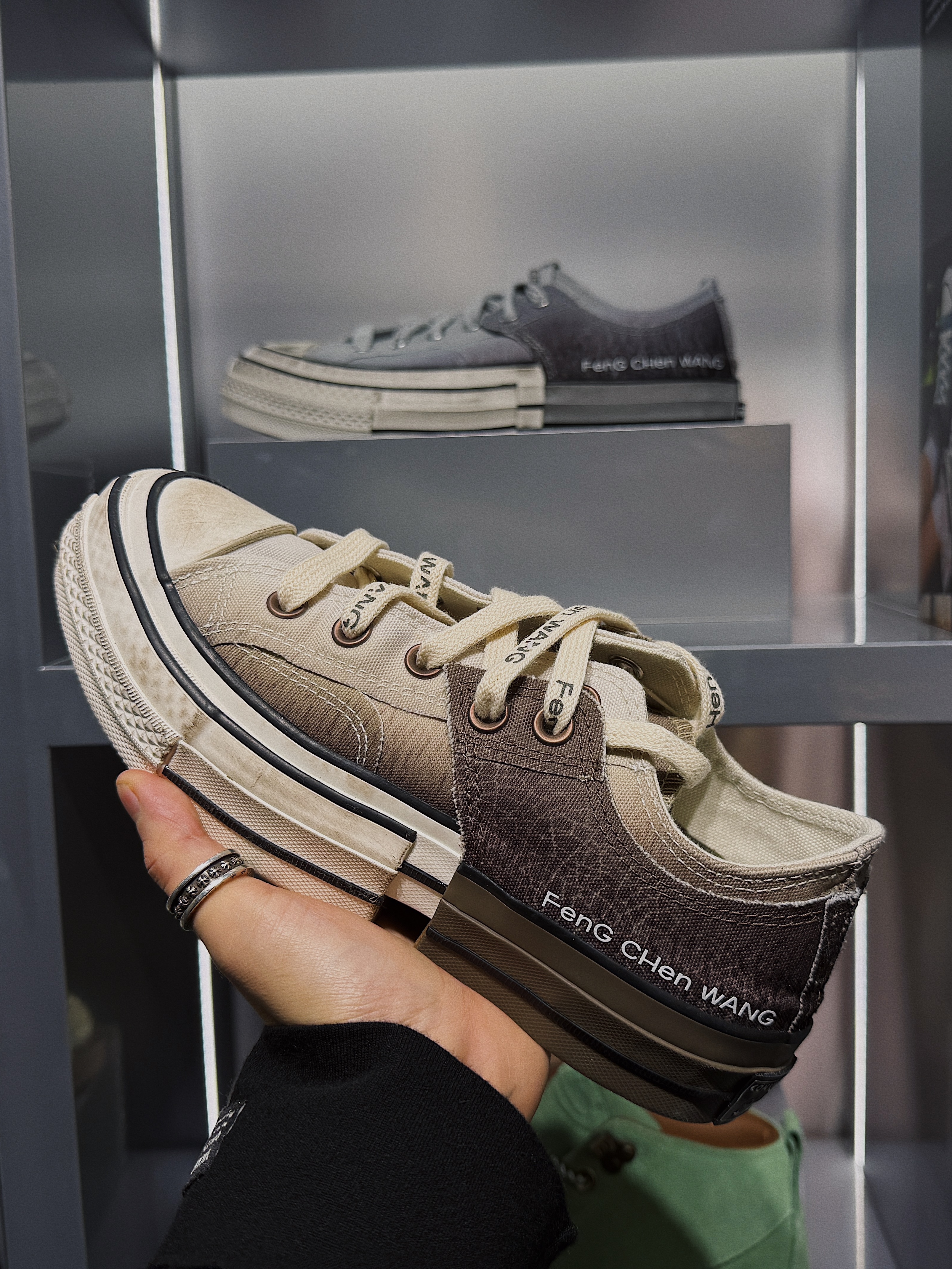 Protocol Index Biker Cargo Denim Pants Black, Balenciaga Combat Strike 20mm Boots Black 착용 스타일 - 7