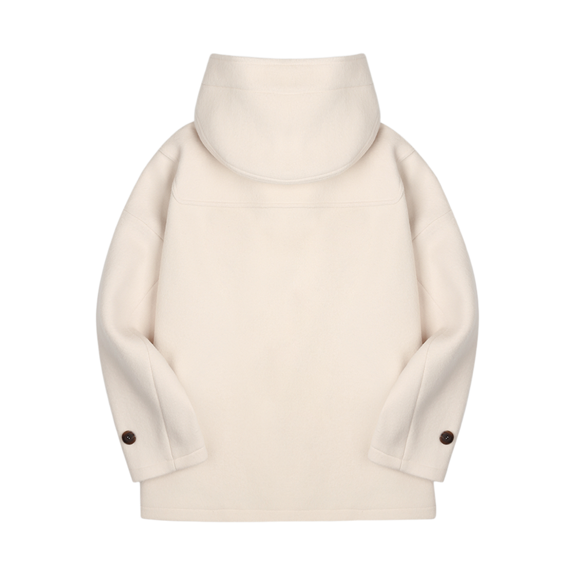 메인부스 오버사이즈 하프 더플 코트 아이보리(MAINBOOTH Oversized Half Duffle Coat Ivory) - 2