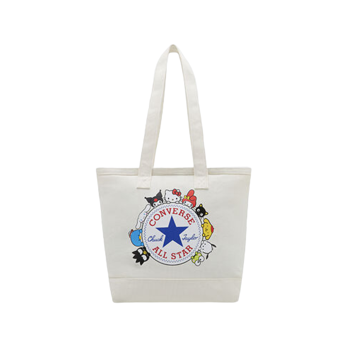 컨버스 x 헬로 키티 앤 프렌즈 토트백 에그렛(Converse x Hello Kitty and Friends Tote Bag Egret)