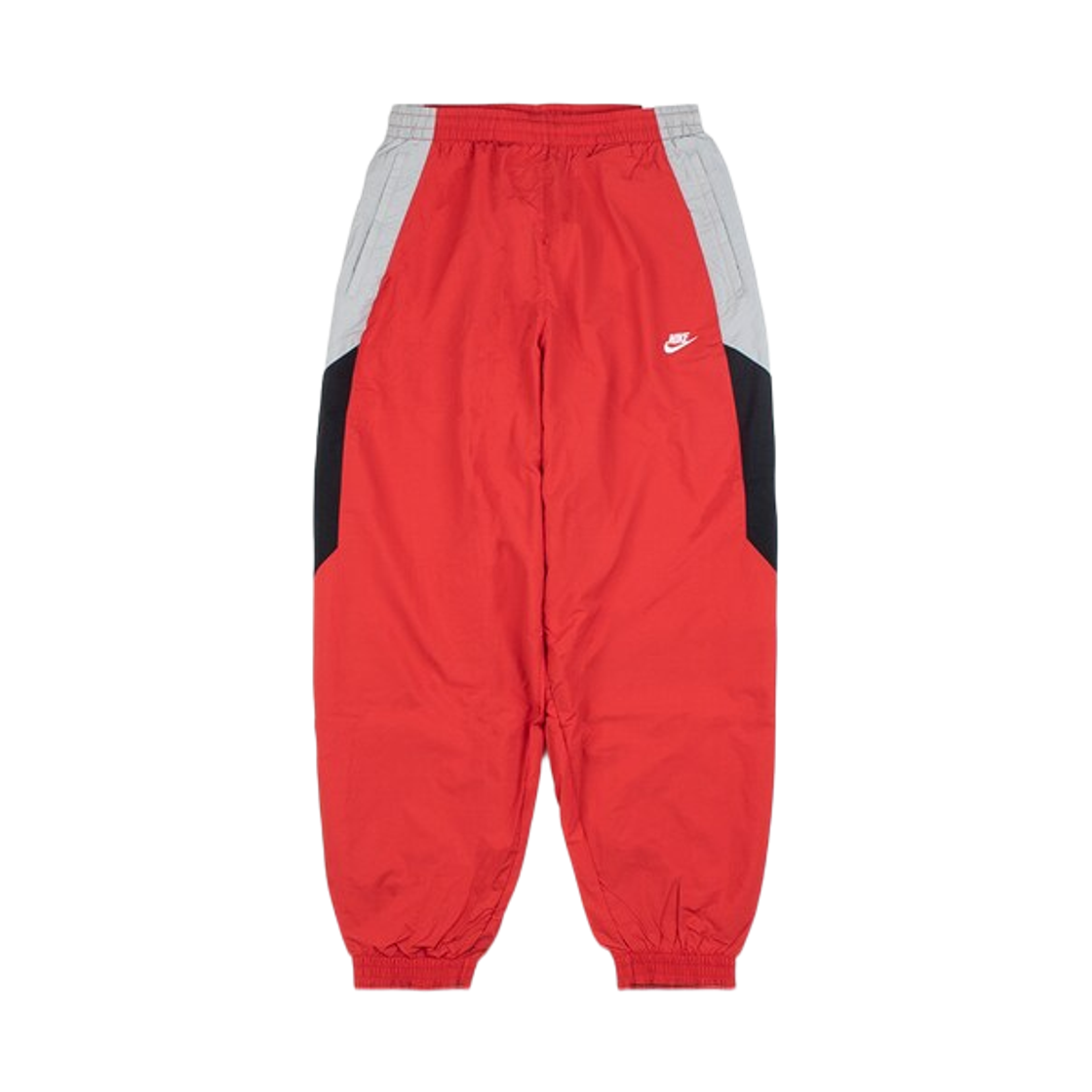 나이키 클럽 오버사이즈 우븐 트랙 팬츠 유니버시티 레드 라이트 스모크 그레이 - 아시아(Nike Club Oversized Woven Track Pants University Red - Asia) - 1