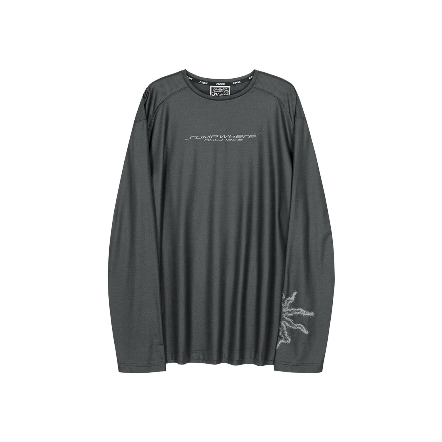 11VST102C4 SOHC Hiking Flow L/SL_11VST102 Charcoal
