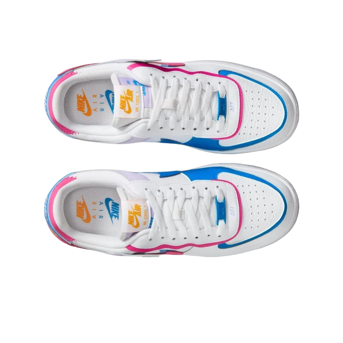 (W) 나이키 에어포스 1 쉐도우 화이트 포토 블루((W) Nike Air Force 1 Shadow White Photo Blue) - 2