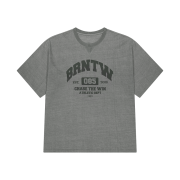 BORN TO WIN Brntw Pigment Extra Fit T-Shirts Charcoal