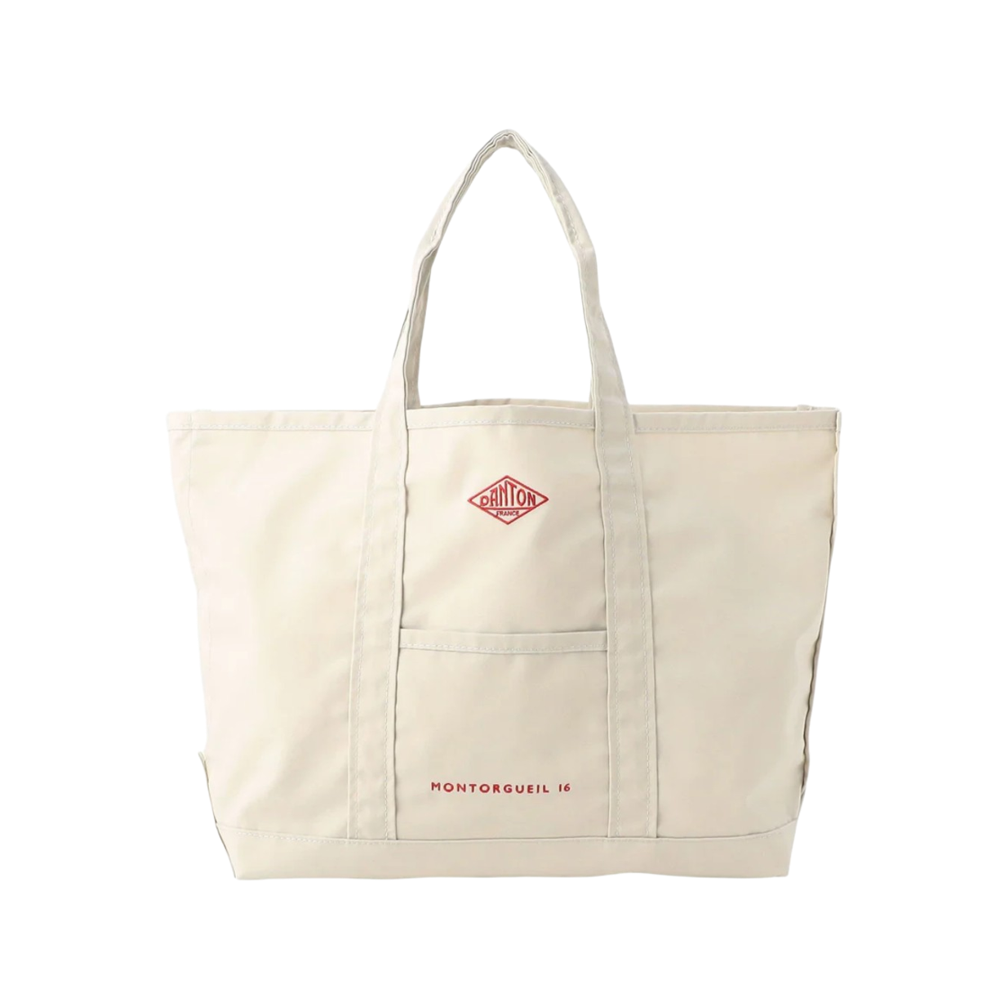 단톤 몽토르게이 캔버스 마르쉐 백 에크루(Danton Montorgueil Canvas Marche Bag Ecru)