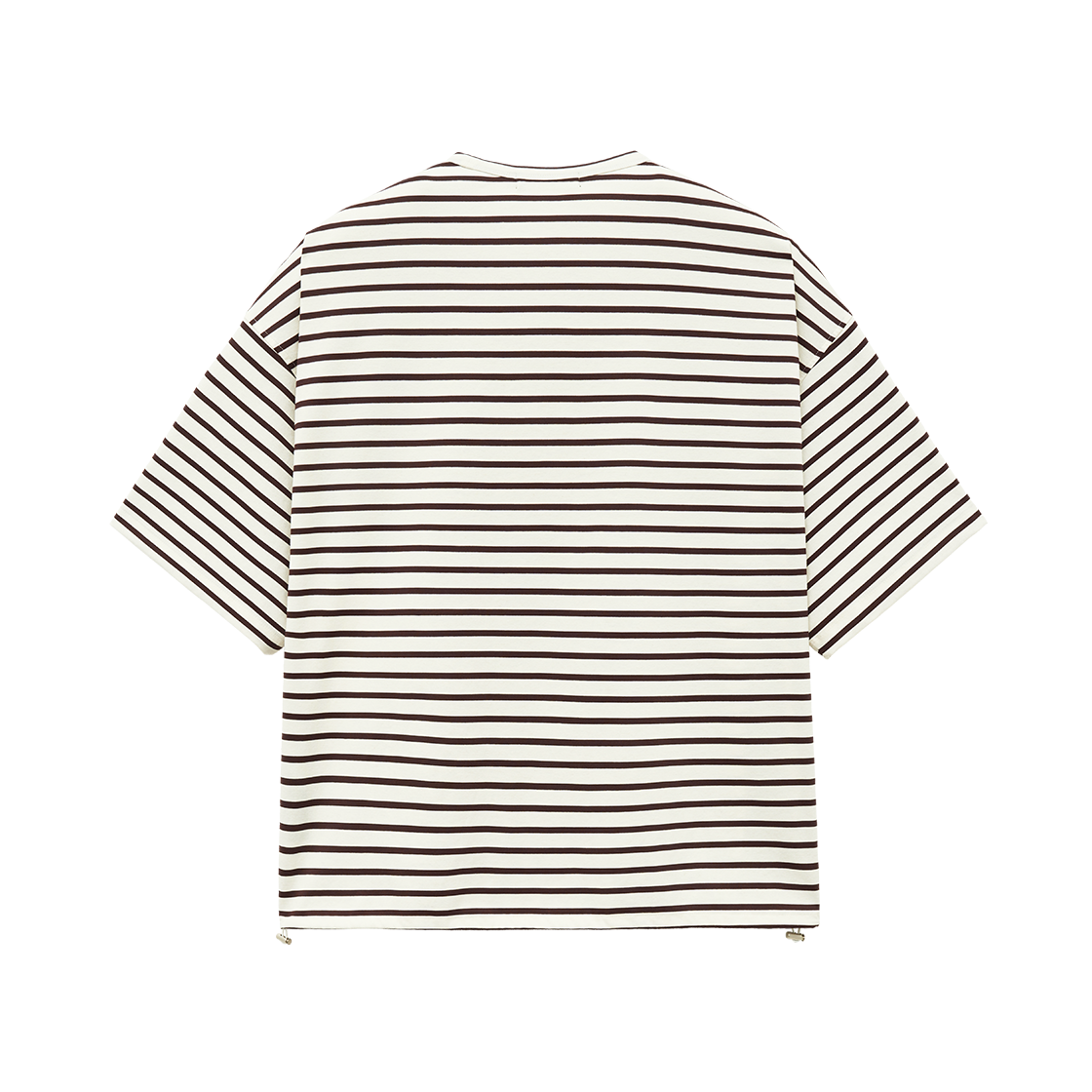 지오송지오 셈블런스 스트라이프 티셔츠 와인 ZH2TS815WN(ZIOSONGZIO SEMBLANCE Stripe T-Shirt Wine) - 2
