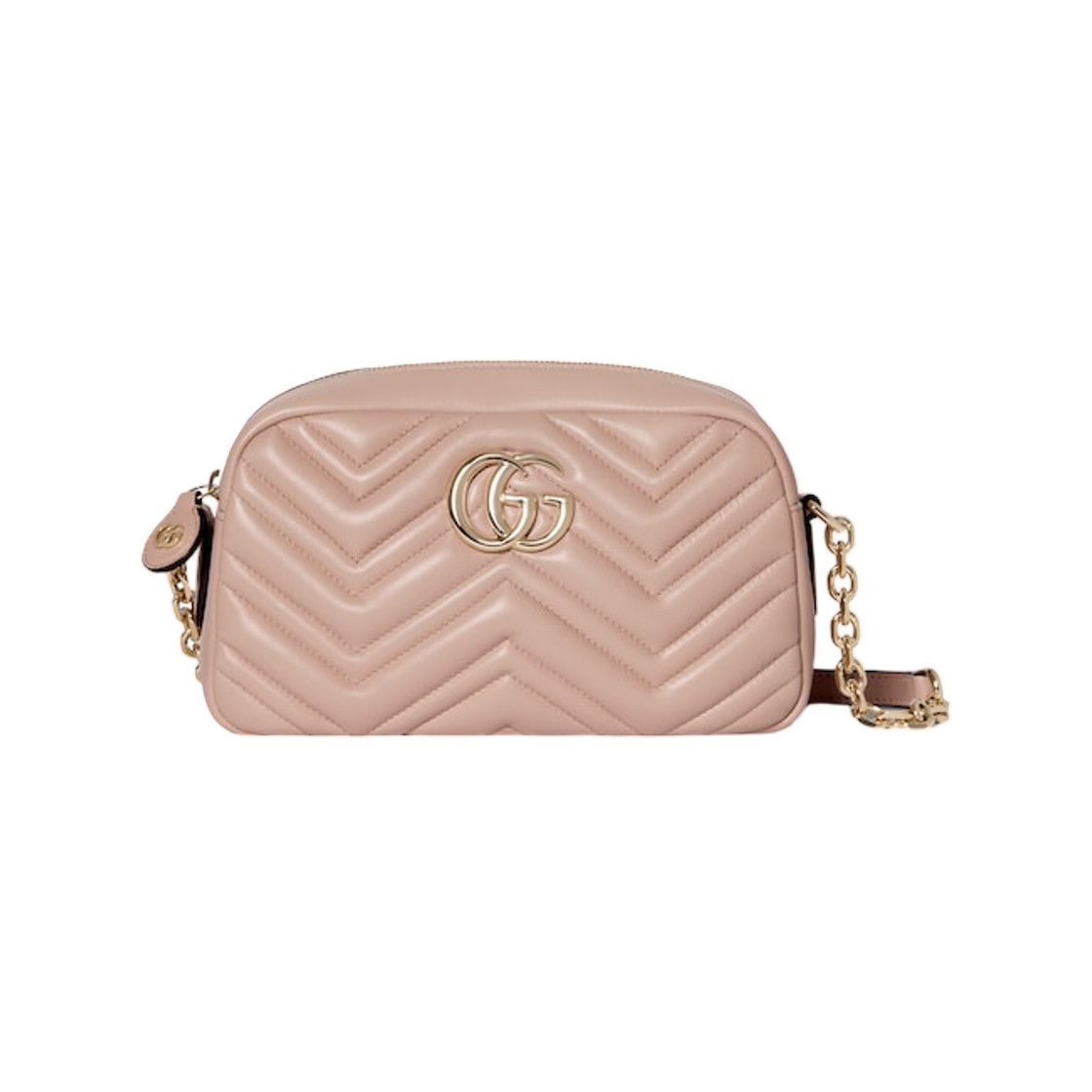 855273-AAFXD-5703 Gucci GG Marmont Small Camera Bag Pink Beige