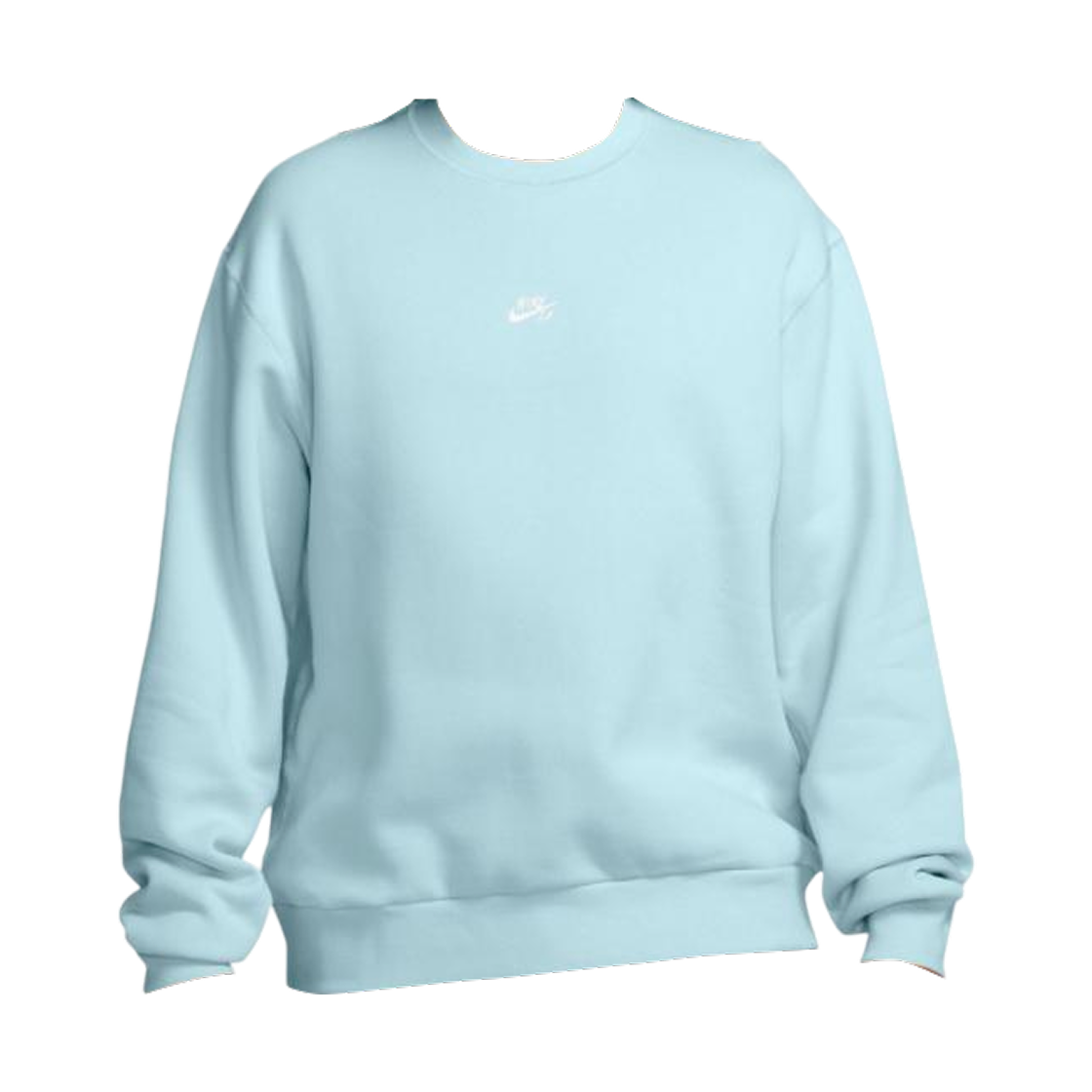 FV7354-474 Nike SB Fleece Skateboarding Crew Glacier Blue White - Asia