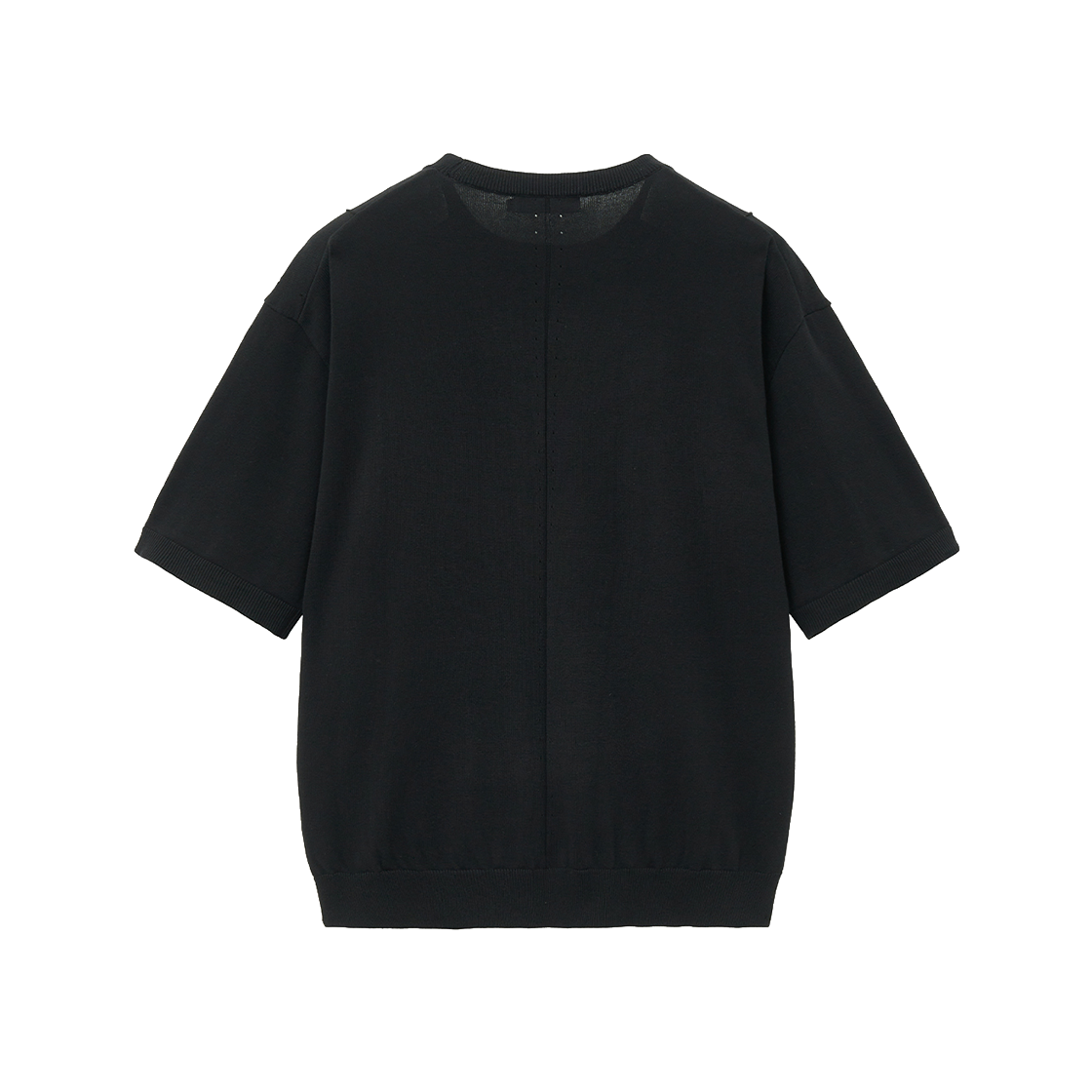 지오송지오 셈블런스 퓨어코튼 크루넥 니트 블랙 ZH2KT871BK(ZIOSONGZIO SEMBLANCE Pure Cotton Crewneck Knit Black) - 2