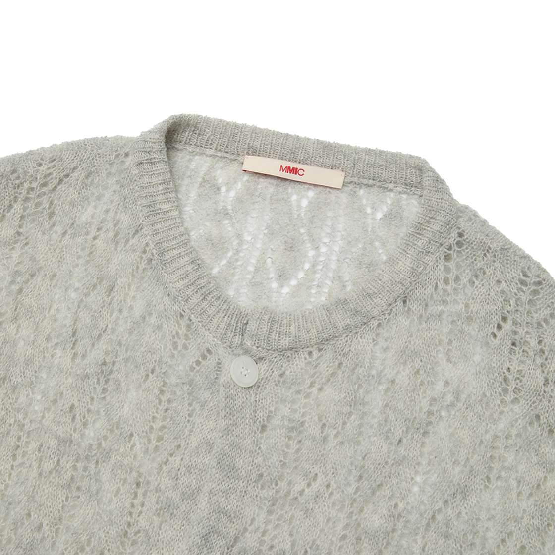 엠엠아이씨 언라벨 가디건 그레이(MMIC Unravel Cardigan Gray) - 2