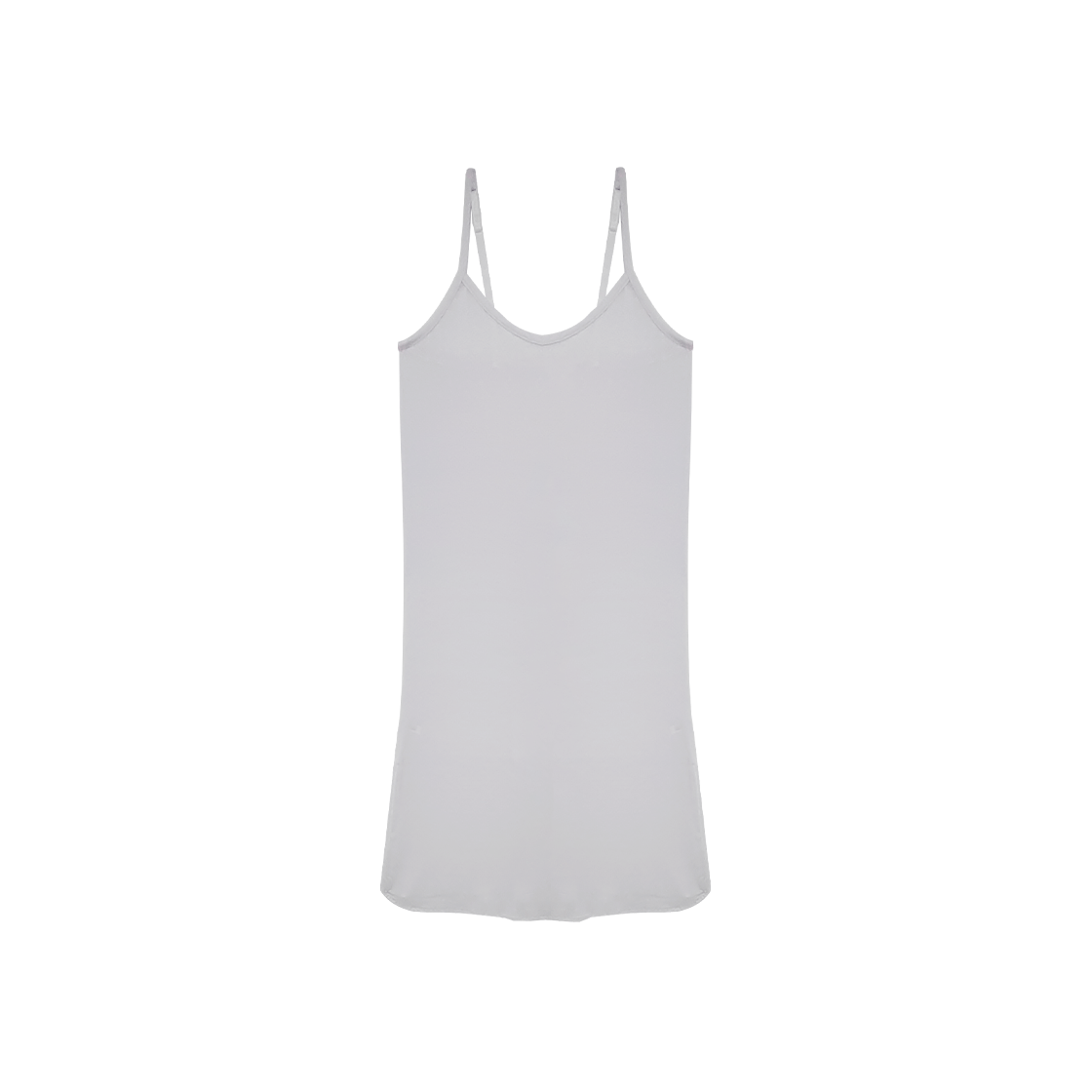 (W) 에이원 인견 스판 스트랩 롱슬립 1003 화이트((W) AONE Rayon Spandex Strap Long Slip 1003 White)