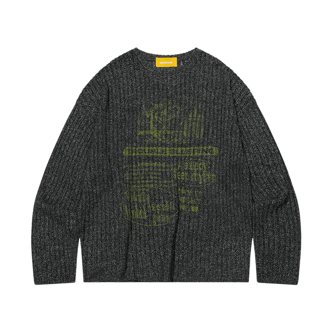 메인부스 인섬니아 메쉬 스웨터 블랙