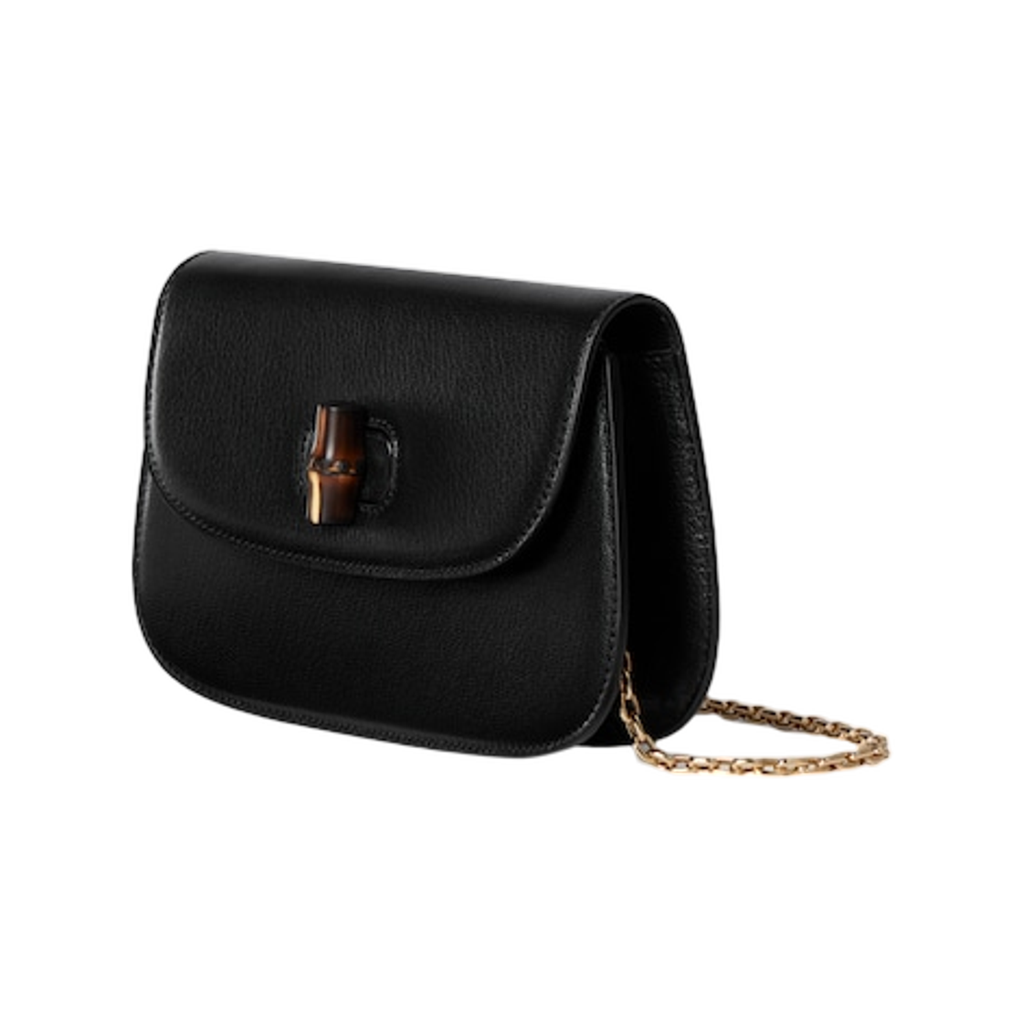 구찌 뱀부 클러치 블랙(Gucci Bamboo Clutch Black) - 2