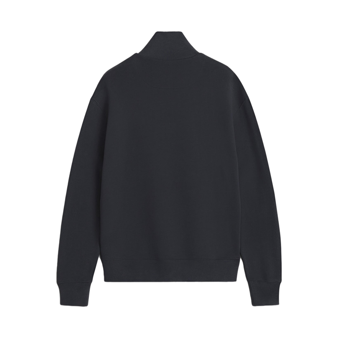 메종 키츠네 더블 폭스 헤드 하프 집 컴포트 스웨트셔츠 앤트러사이트(Maison Kitsune Double Fox Head Half Zip Comfort Sweatshirt Anthracite) - 2