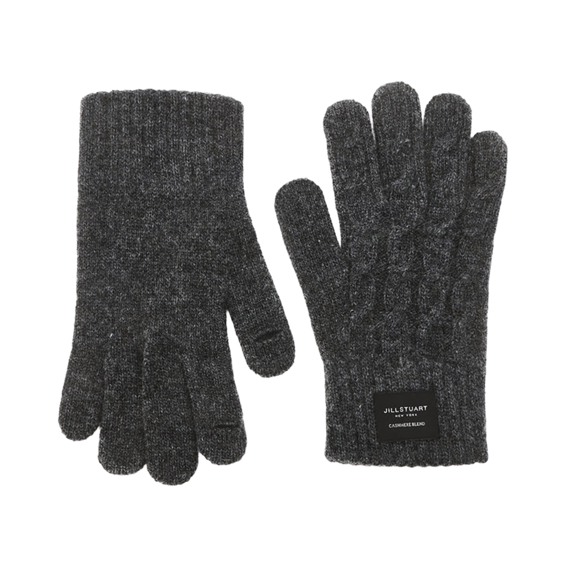 질스튜어트 액세사리 남성 그레이 꽈배기 울캐시미어혼방 장갑 JUGV5F901G3 다크 그레이(Jillstuart Men's Acc Gray Cable Knit Wool Cashmere Blend Gloves Jugv5F901G3 Dark Grey) - 1