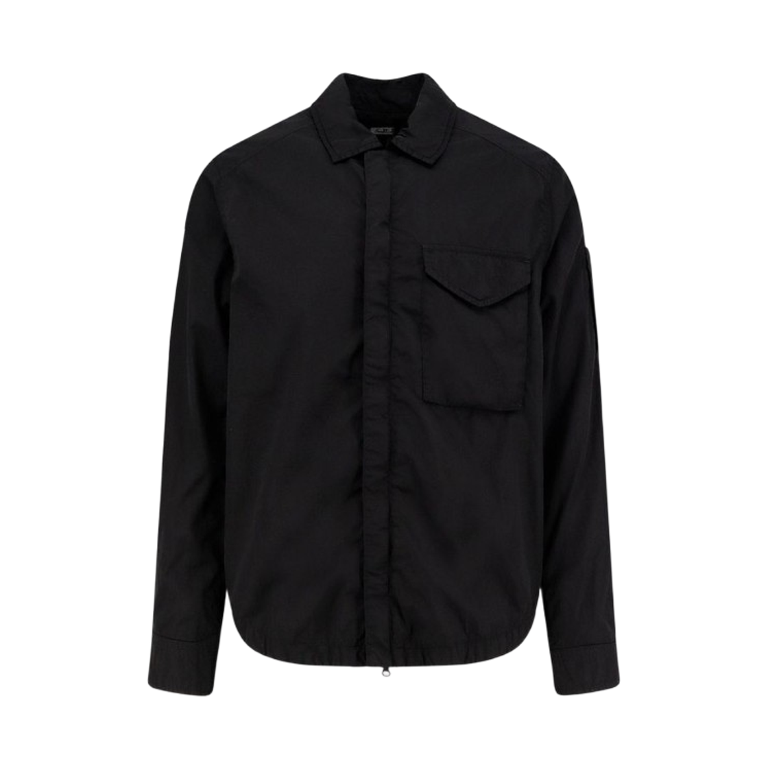20CMOS710A005904G999 C.P. Company Chrome-R Zipped Lens Overshirt Black - 26SS