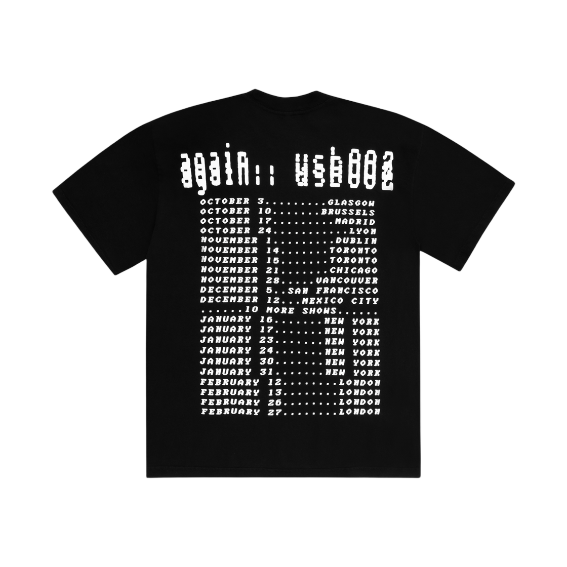 - Cactus Plant Flea Market x Fred Again.. USB002 101010 Folders T-Shirt Black