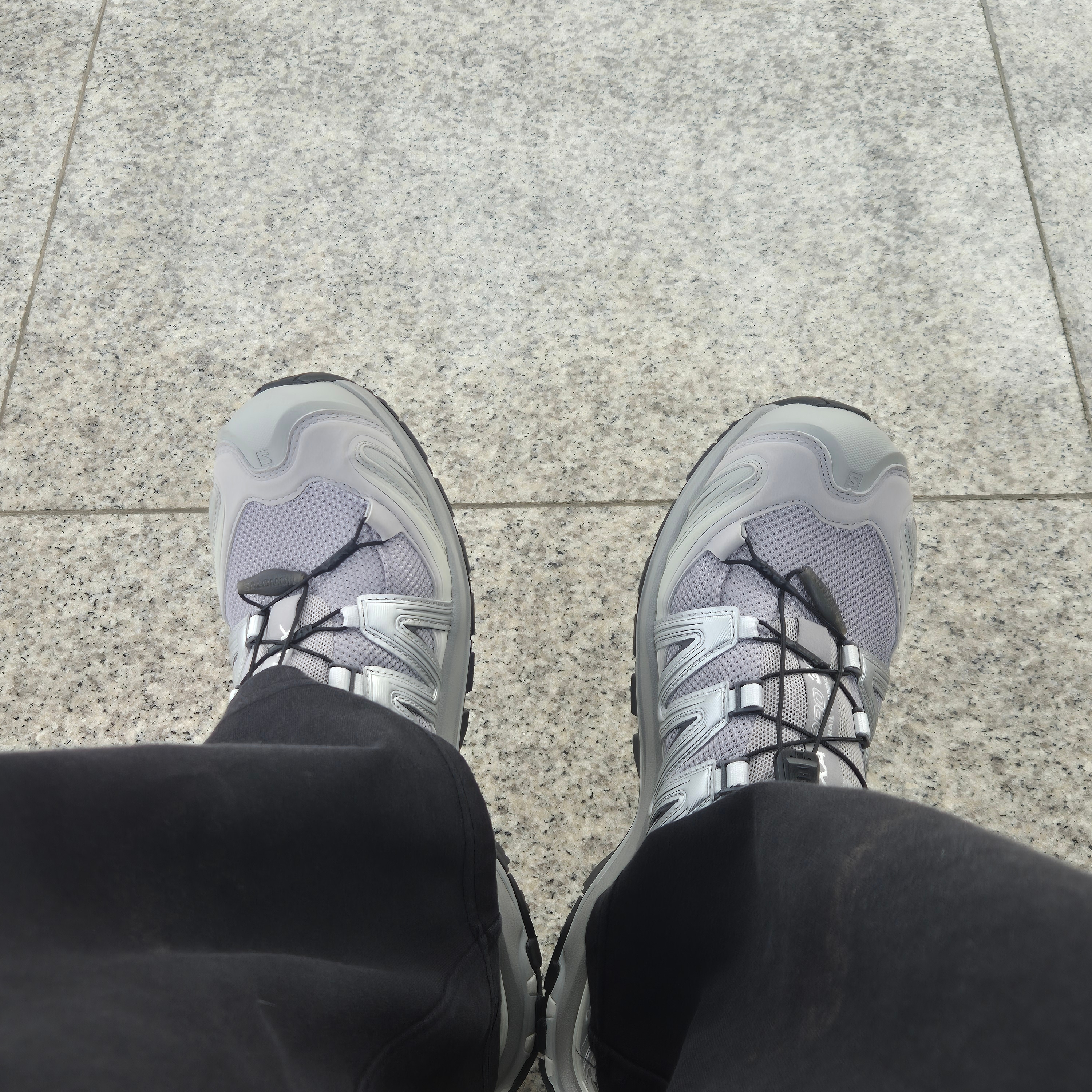 Salomon XA Pro 3D Alloy Silver 착용 스타일