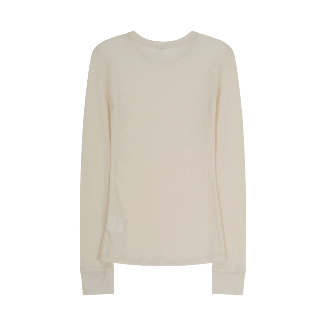 비자비 울 리브드 저지 크루넥 아이보리(VIS A VIS Wool Ribbed Jersey Crewneck Ivory) - 2