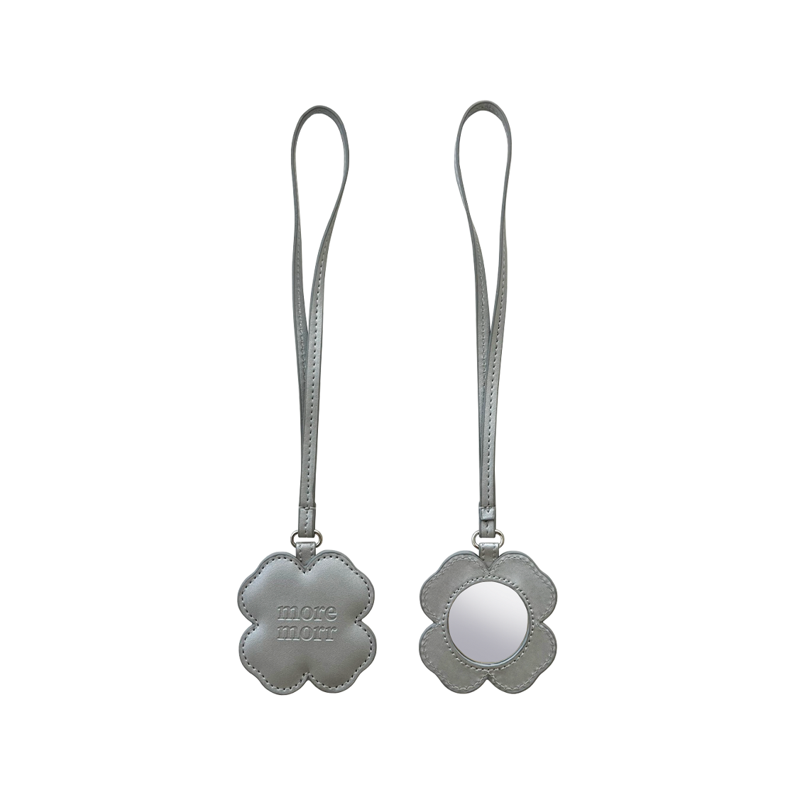 모어모르 클로버 키링 실버(moremorr Clover Keyring Silver) - 2