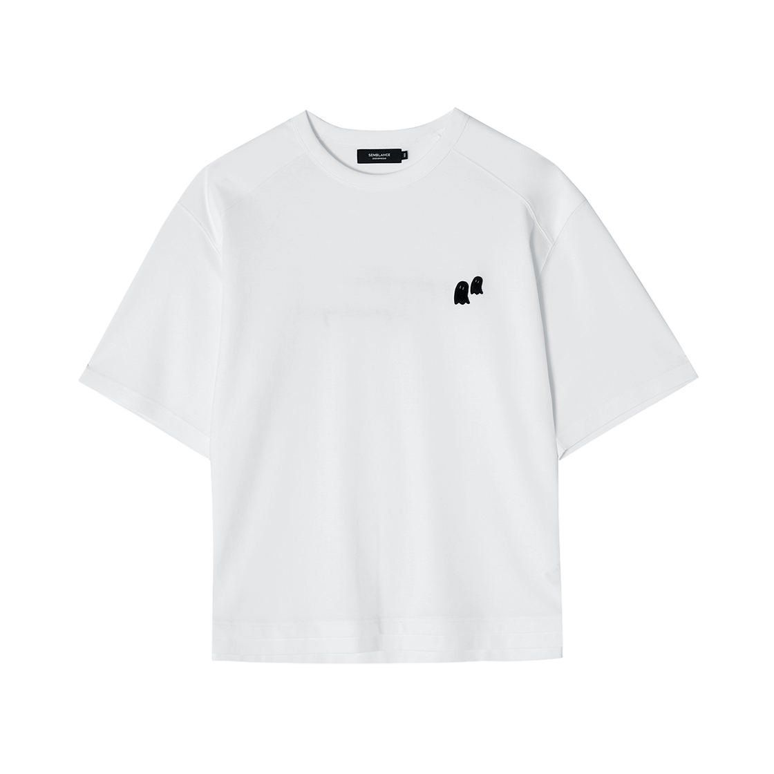 지오송지오 셈블런스 슬로건 티셔츠 화이트 ZH2TS808WH(ZIOSONGZIO SEMBLANCE Slogan T Shirt White) - 1