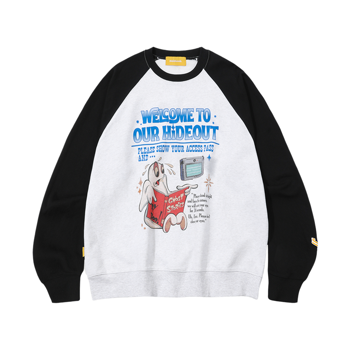 MBBDF1SWU02BK MAINBOOTH Hideout Sweatshirt Black
