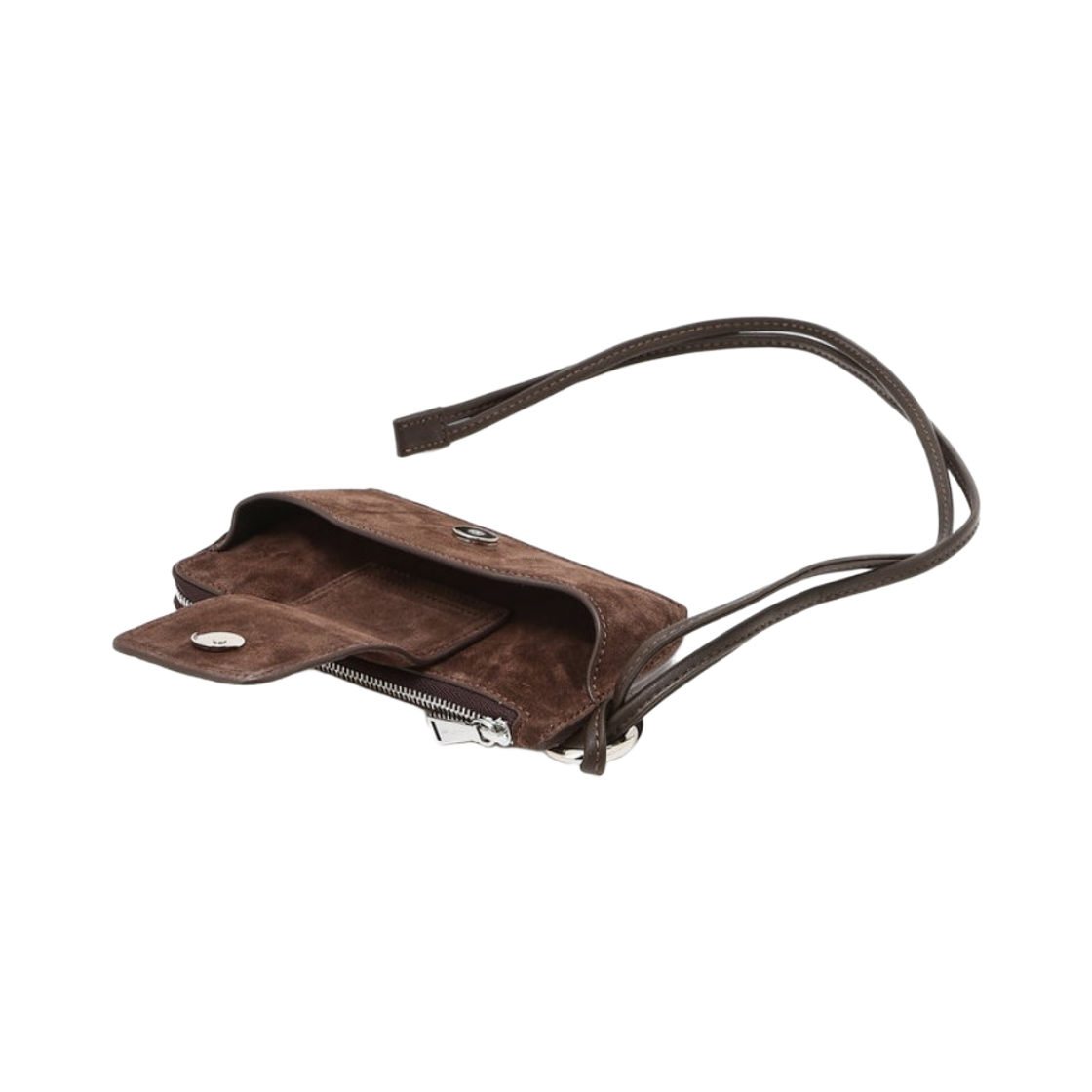 질스튜어트 액세사리 남성 브라운 스웨이드 선글라스 케이스 겸 카드지갑 JUHO5F402W3 다크 브라운(Jillstuart Men's Acc Brown Suede Sunglasses Case & Card Wallet Juho5F402W3 Dark Brown) - 3