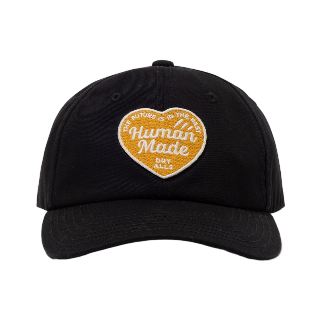휴먼 메이드 6 패널 트윌 캡 블랙(Human Made 6 Panel Twill Cap Black) - 2