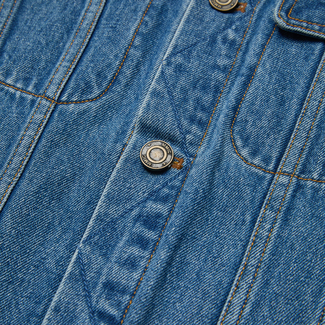 엠엠아이씨 프레임컷 자켓 미드 블루(MMIC Framecut Jacket Mid Blue) - 3