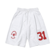 MAINBOOTH Boxer Oversized Sweat Shorts Cloud Gray