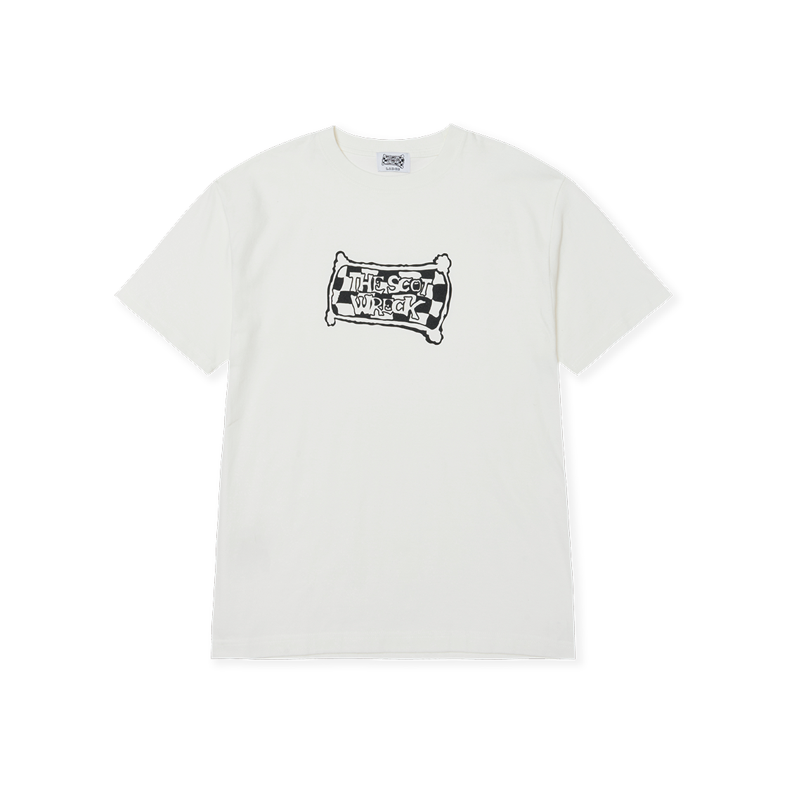SW261001 THE SCOT WRECK Logo Tee Ivory