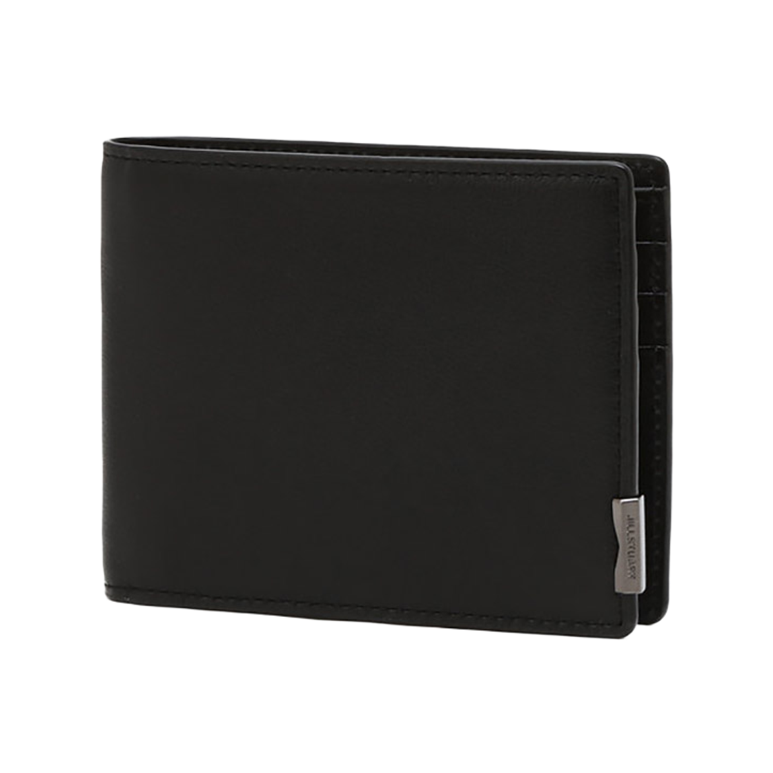 질스튜어트 액세사리 남성 블랙 로고장식 소가죽 반지갑 JUWA6F500BK 블랙(Jillstuart Men's Acc Black Logo Detail Cow Leather Half Wallet JUWA6F500BK Black)
