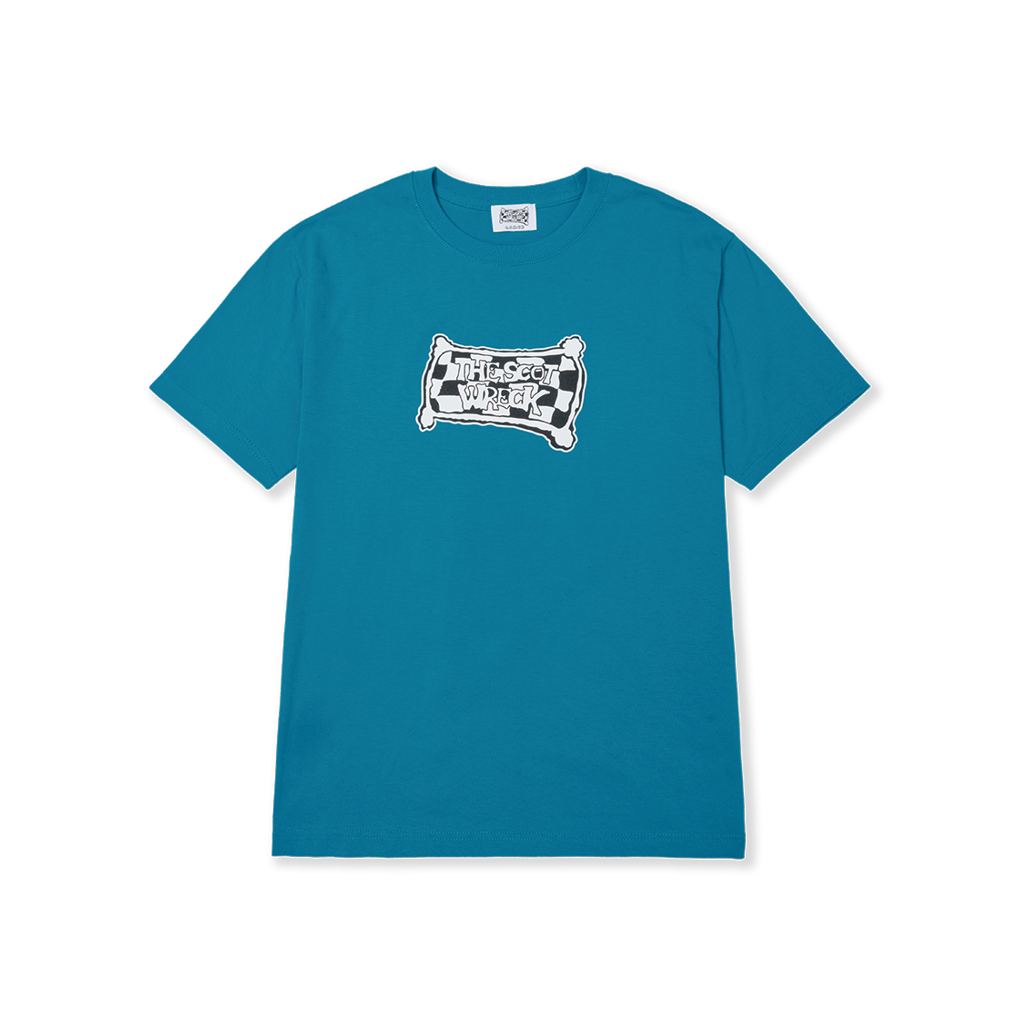 SW261002 THE SCOT WRECK Logo Tee Blue