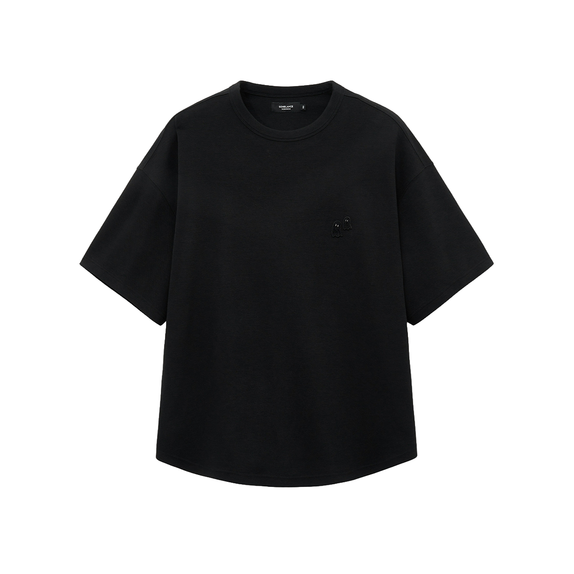 지오송지오 셈블런스 오버사이즈 티셔츠 블랙 ZH2TS801BK