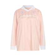 (W) Adidas Originals Soccer Long Sleeve T-Shirt Sandy Pink - KR Sizing