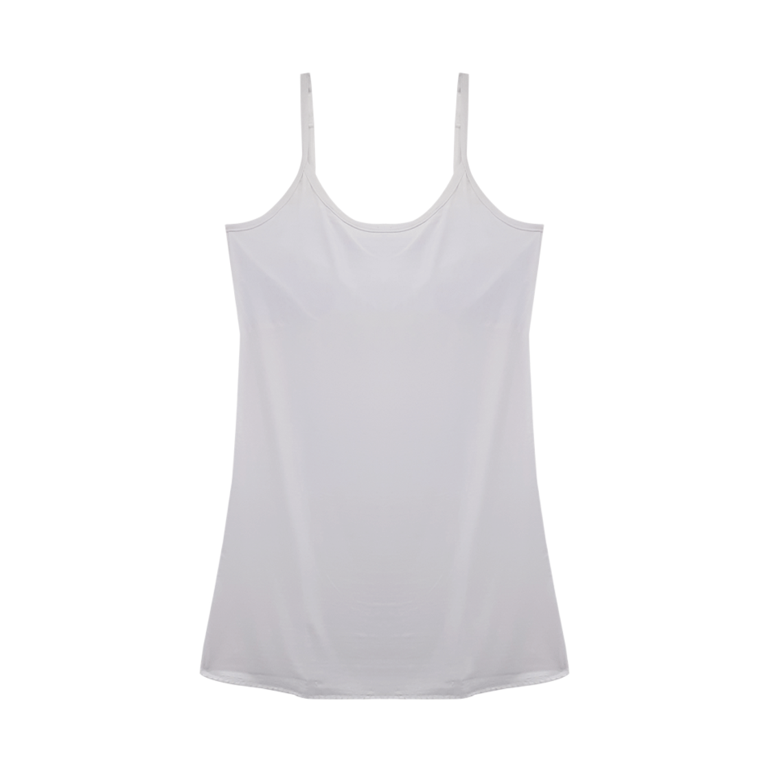 (W) 에이원 캡내장 인견 스트랩 슬립 1005 화이트((W) AONE Cap-Insert Rayon Strap Slip 1005 White)