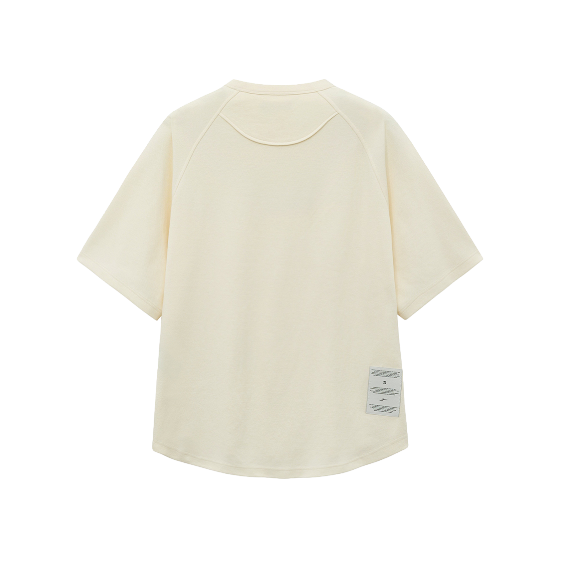 지오송지오 셈블런스 래글런 티셔츠 크림 ZH2TS805CR(ZIOSONGZIO SEMBLANCE Raglan T Shirt Cream) - 2