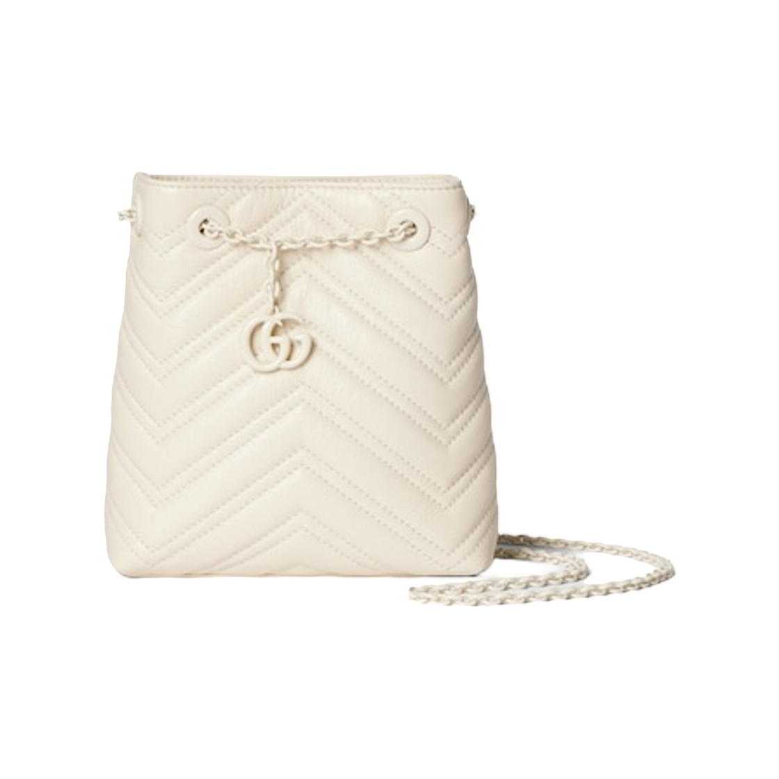 구찌 GG 마몽 나노 버킷백 아이보리(Gucci GG Marmont Nano Bucket Bag Ivory) - 1
