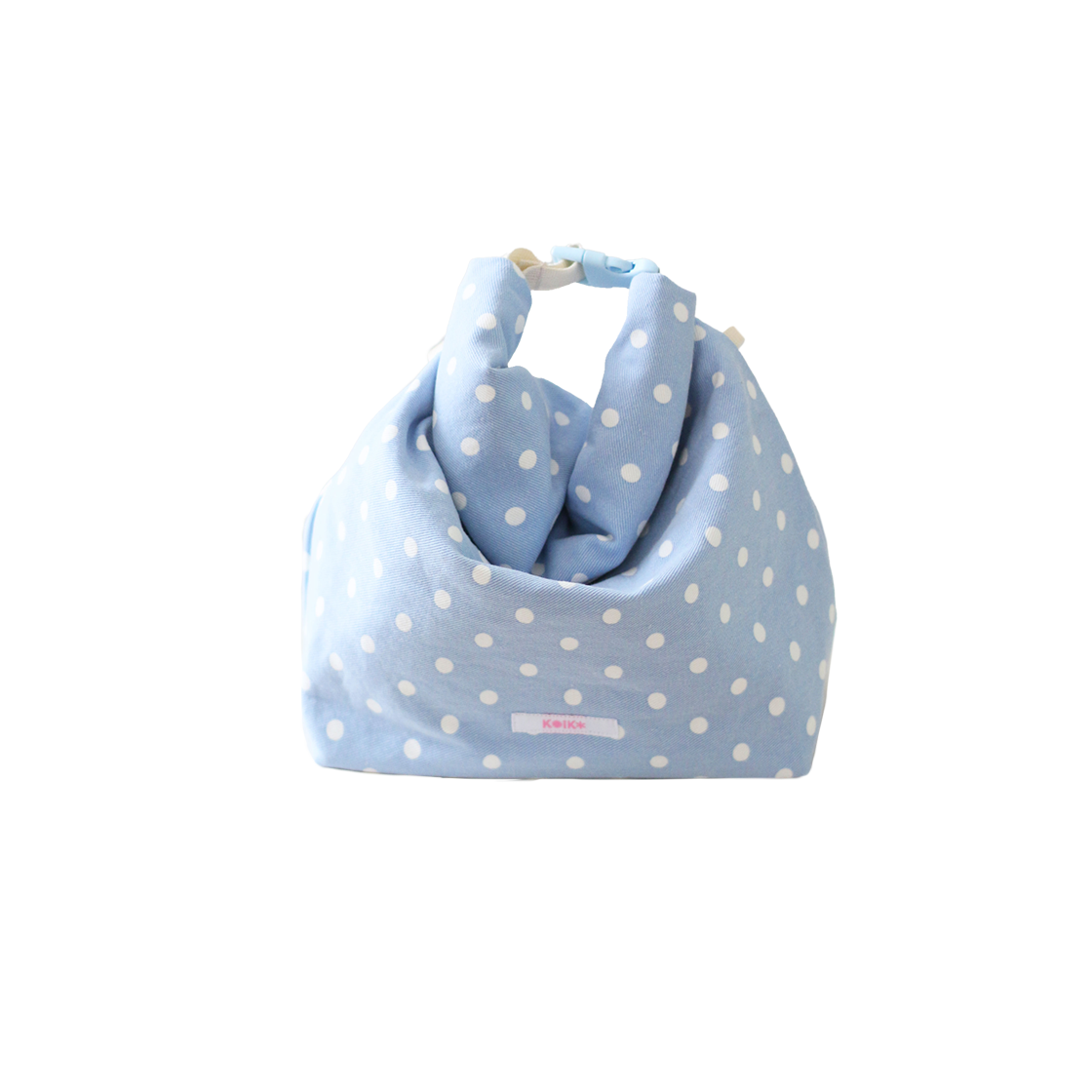 케이크 코지 런치백 - 블루 도트(Keike Cozy Lunch Bag - Blue Dot)