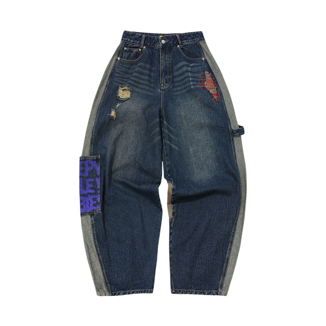 메인부스 랩.017 벌룬 데님 팬츠 인디고(MAINBOOTH LAB.017 Balloon Denim Pants Indigo)