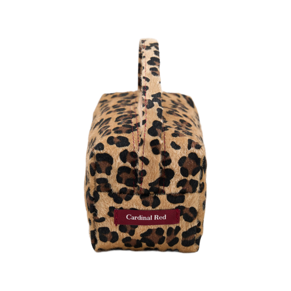 카디널 레드 에코 레오파드 파우치 라떼(Cardinal Red Eco Leopard Pouch Latte) - 2