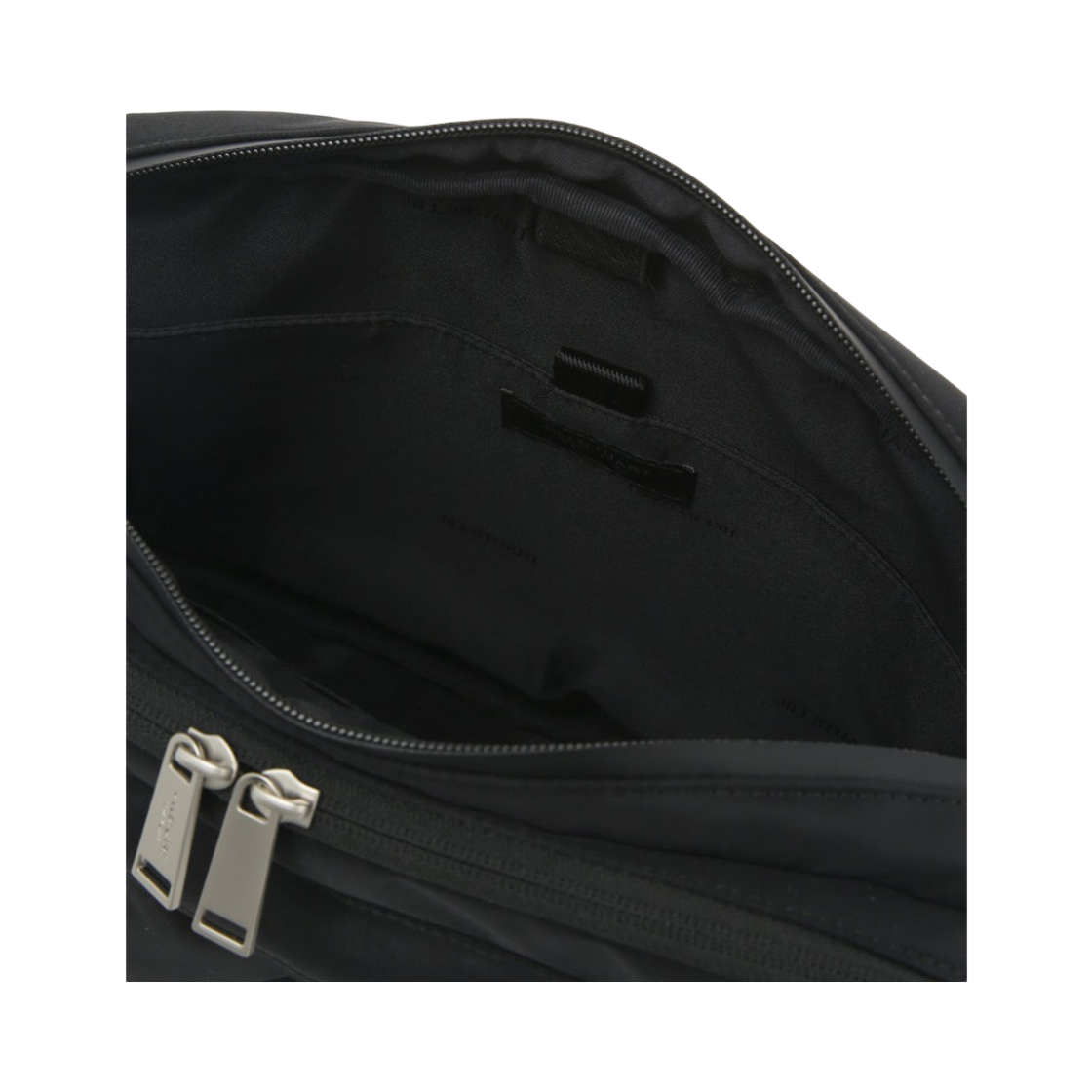 질스튜어트 액세사리 남성 에반 블랙 투포켓 나일론 크로스백 JUBA5F500BK 블랙(Jillstuart Men's Acc Evan Black Two-Pocket Nylon Crossbody Bag Juba5F500Bk Black) - 6