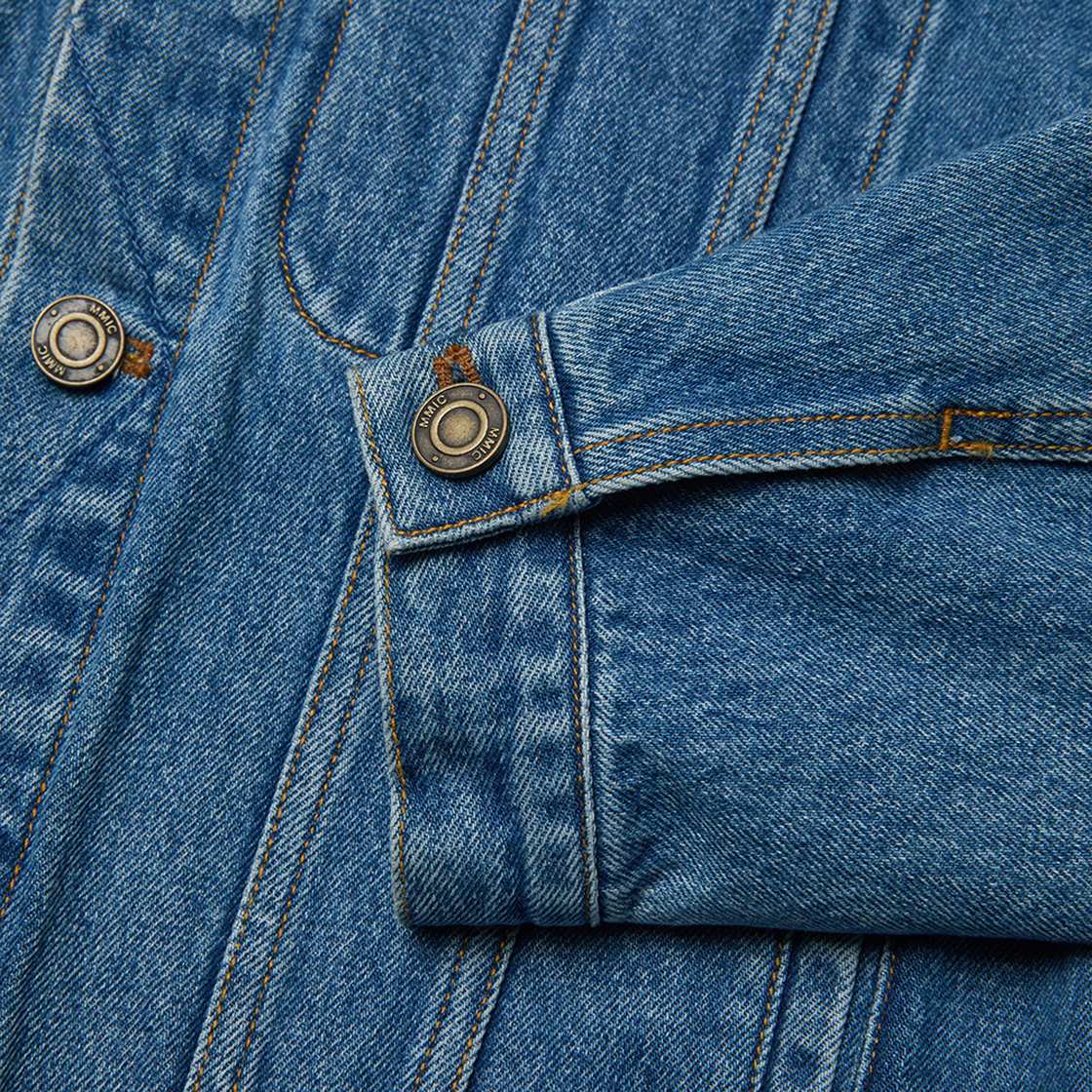 엠엠아이씨 프레임컷 자켓 미드 블루(MMIC Framecut Jacket Mid Blue) - 4