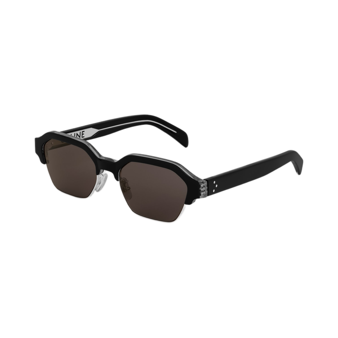 셀린느 블랙 프레임 63 선글라스 아세테이트 앤 메탈 블랙 실버(Celine Black Frame 63 Sunglasses in Acetate and Metal Black Silver) - 2