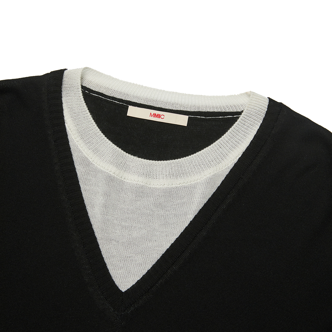 엠엠아이씨 인서트 니트 블랙(MMIC Insert Knit Black) - 2