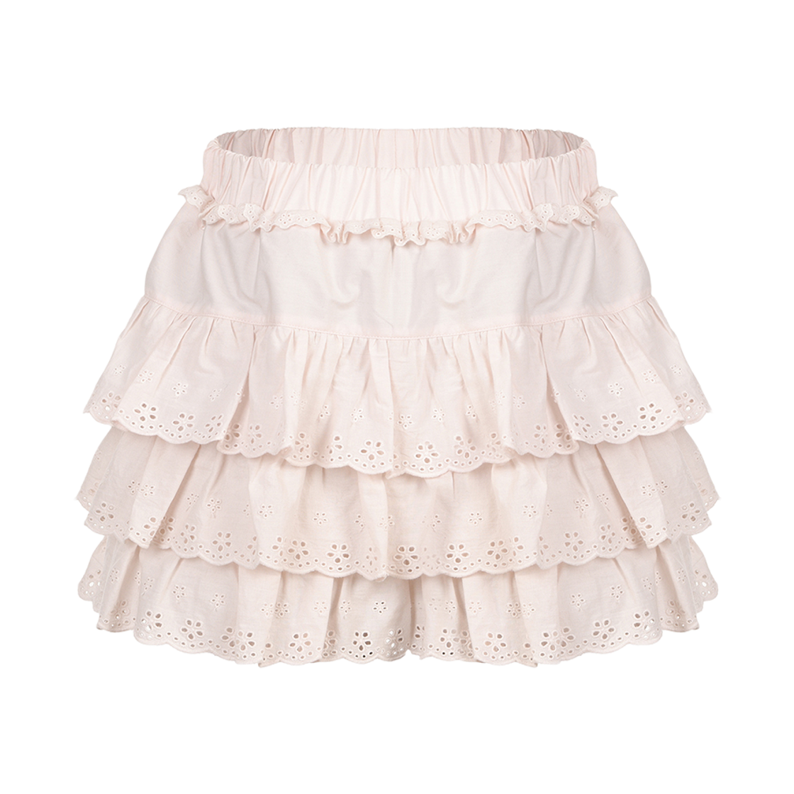 레이즈미야 리리 프릴 스커트 베이비 핑크(REISE MIYA Lili Frill Skirt Baby Pink)