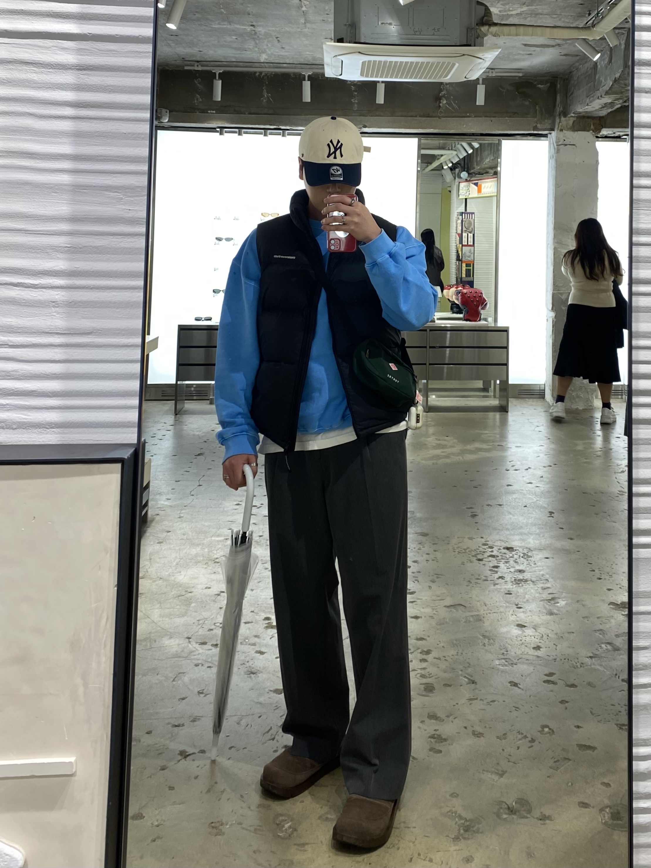 Thisisneverthat Pertex T Down Vest Black, Quarqor #5117 Ring 착용 스타일 - 1