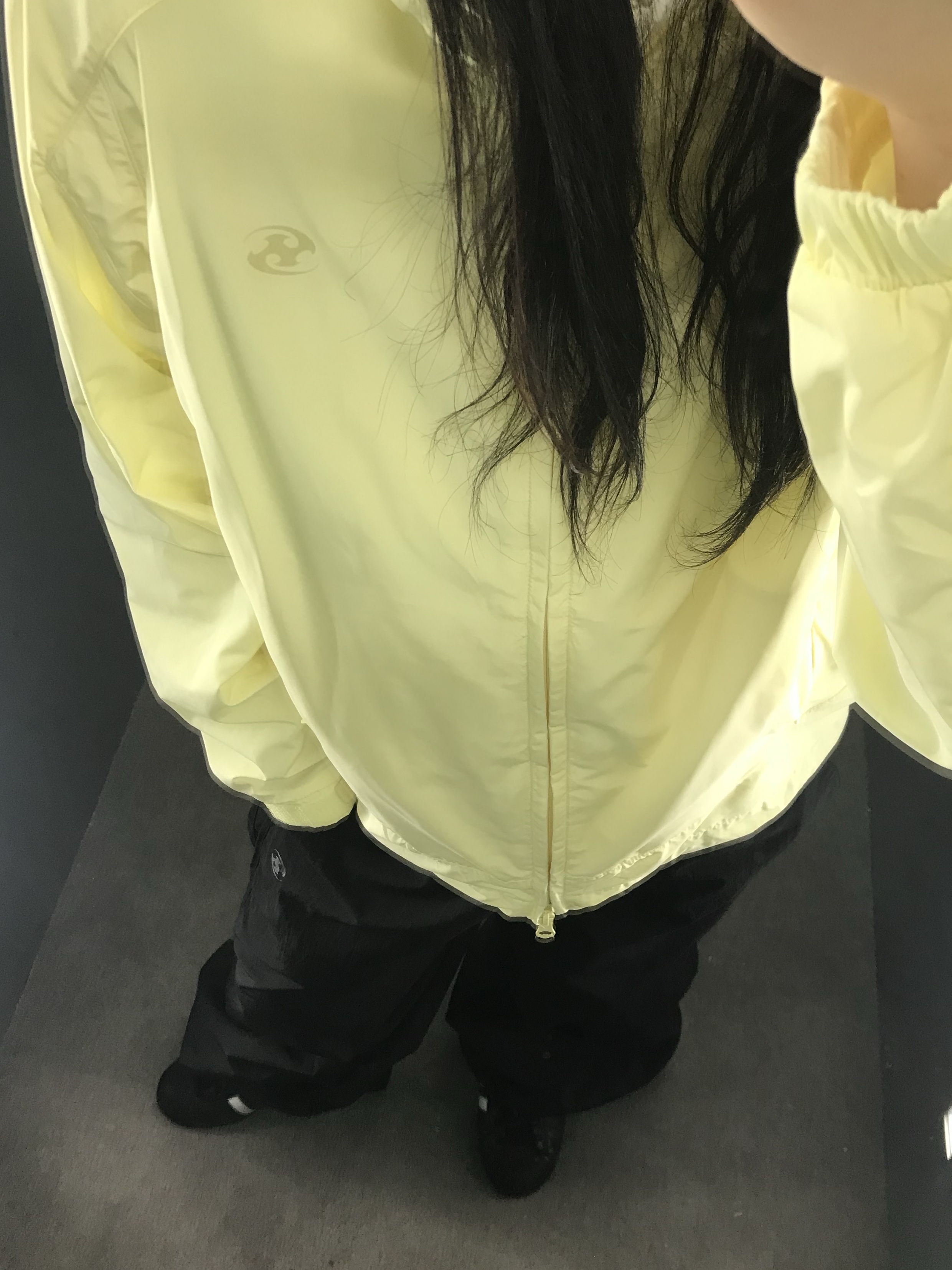 Sansan Gear Docking Jacket Lemon_26SS, Sansan Gear Side Flap Track Pants Black 착용 스타일 - 1