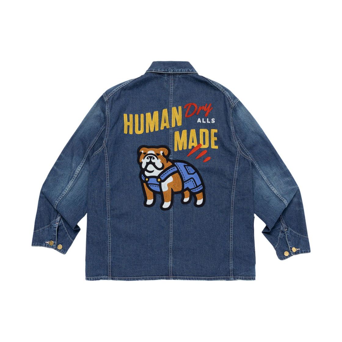 HM31JK004 Human Made Denim Coverall Jacket Indigo